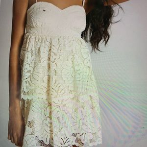 NWT Anthropologie Lace Tiered Dress
